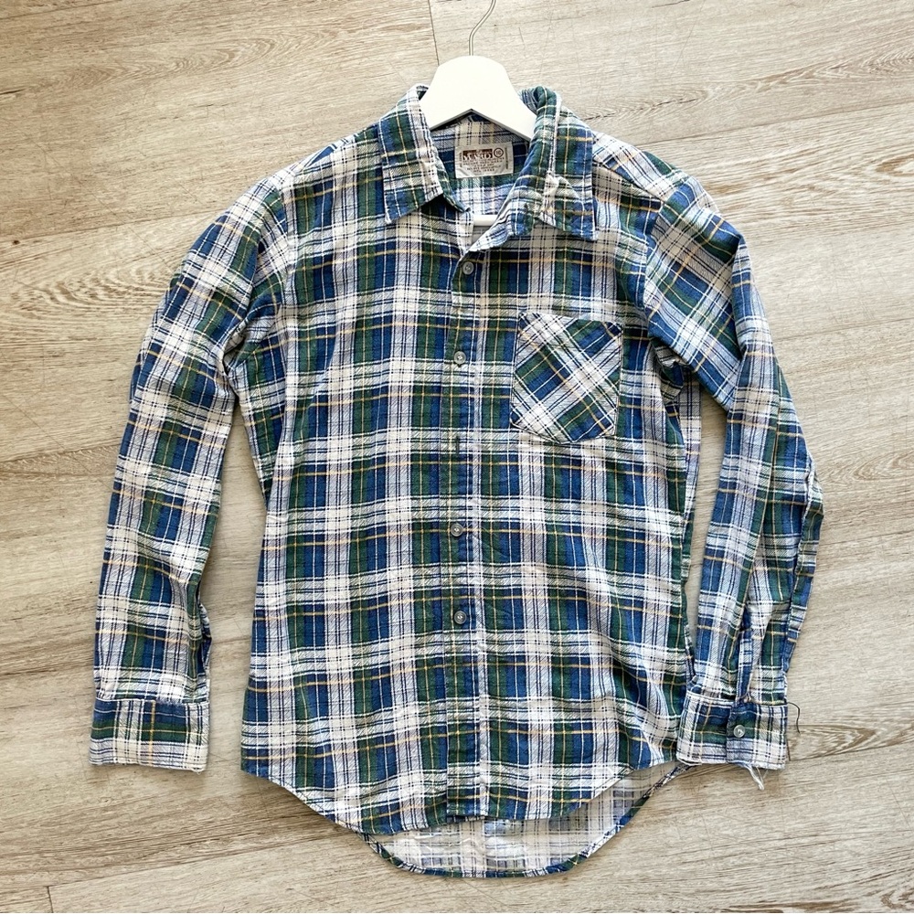 Classic Green/Blue/White Flannel